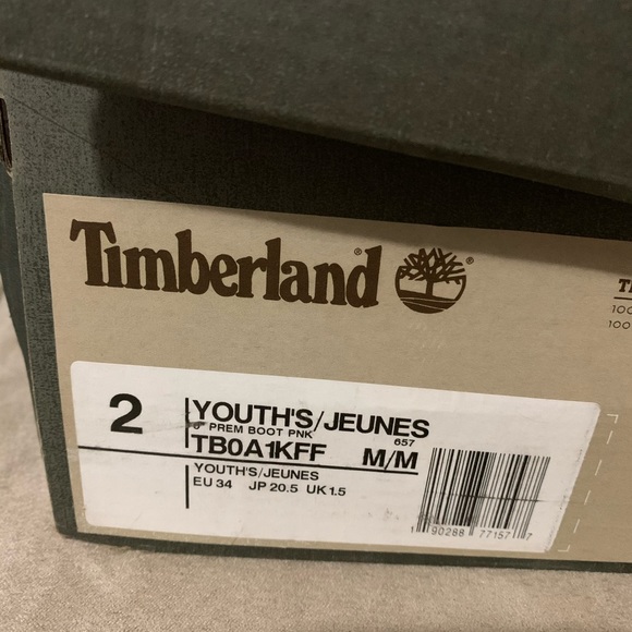 New Pink Kids Timberlands premium classic boot - Picture 6 of 6